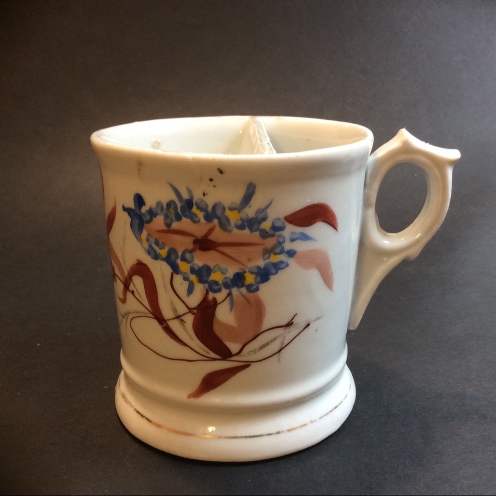 Floral Shaving Mug